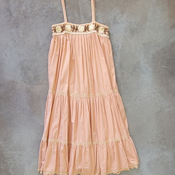 Chasing Unicorns Prairie Winds Midi Maxi Dress XS - Picture 3 of 7